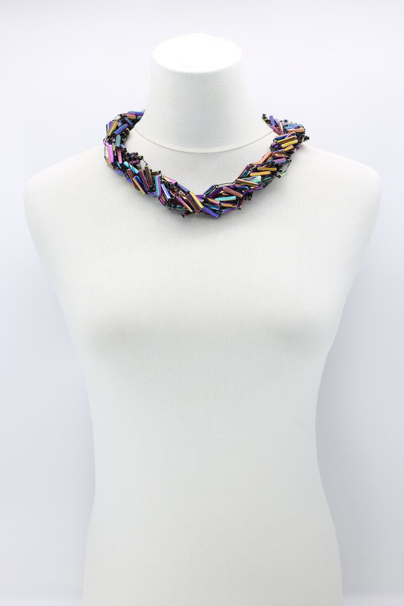 Crystal Tubes Necklaces - Jianhui London