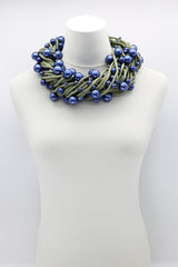 Faux Pearls on Textile Cord Necklaces - Large - Jianhui London