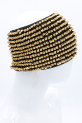Hand-crocheted Headband - Gold - Jianhui London