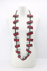LOVE Ribbon Necklaces - Jianhui London