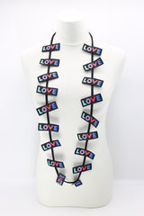LOVE Ribbon Necklaces - Jianhui London
