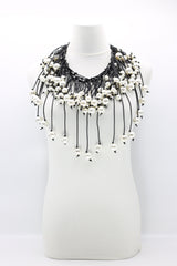 Faux Pearl Cape Necklace - Love letter - Jianhui London