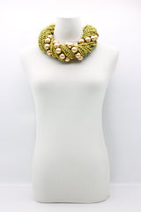 Next Pashmina & Round Beads Necklaces Set - Jianhui London