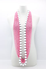 Next Pashmina & Round Beads Necklaces Set - Jianhui London
