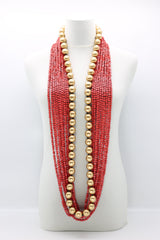 Next Pashmina & Round Beads Necklaces Set - Jianhui London