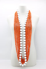 Next Pashmina & Round Beads Necklaces Set - Jianhui London