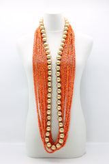 Next Pashmina & Round Beads Necklaces Set - Jianhui London