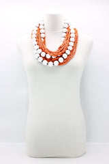 Next Pashmina & Round Beads Necklaces Set - Jianhui London