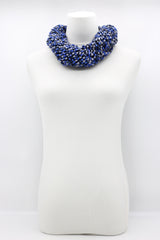 MIX COLOUR PASHMINA FISHNET INFINITY SCARF - LARGE - Jianhui London