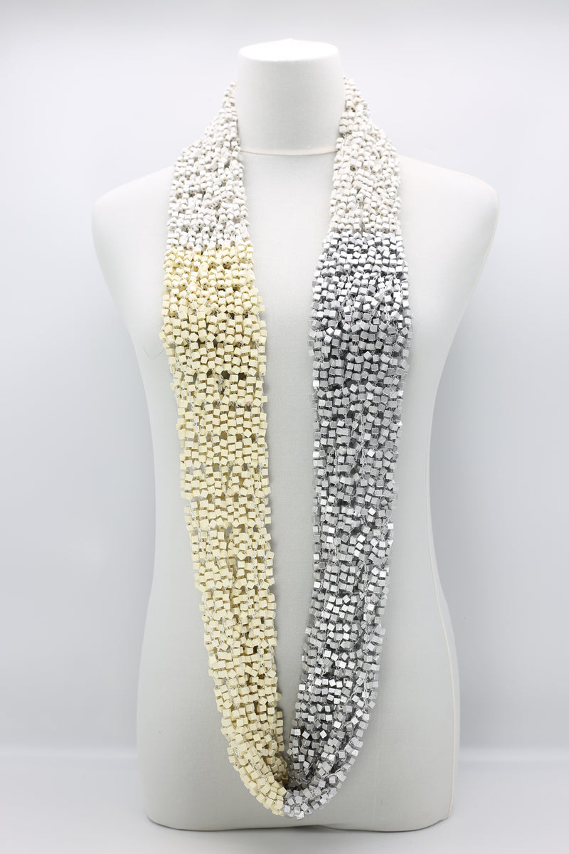 Pashmina Fishnet Infinity Scarf - Large - Jianhui London