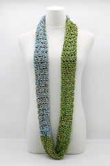 Pashmina Fishnet Infinity Scarf - Large - Hand painted - Jianhui London