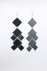 Squares Chandelier Earrings - Jianhui London