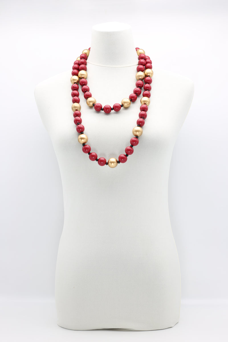 Round Beads Necklace - Duo - Jianhui London