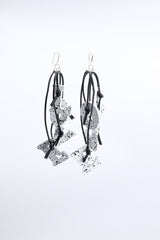 Big LOVE on Leatherette Earrings- Hand painted - Jianhui London