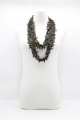 Hand-crocheted Wooden Beads and Rubber Necklaces - Jianhui London