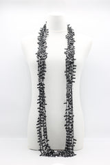 Hand-crocheted Wooden Beads and Rubber Necklaces - Jianhui London