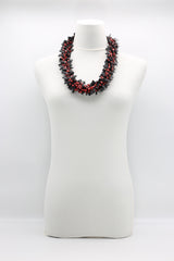 Hand-crocheted Wooden Beads and Rubber Necklaces - Jianhui London