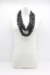Hand-crocheted Wooden Beads and Rubber Necklaces - Jianhui London