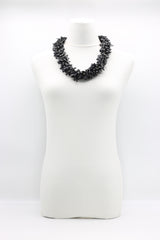 Hand-crocheted Wooden Beads and Rubber Necklaces - Jianhui London