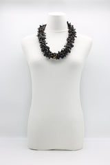 Hand-crocheted Wooden Beads and Rubber Necklaces - Jianhui London