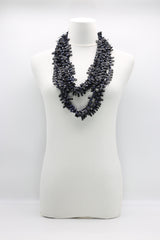Hand-crocheted Wooden Beads and Rubber Necklaces - Jianhui London