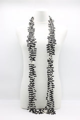 Hand-crocheted Wooden Beads and Rubber Necklaces - Jianhui London