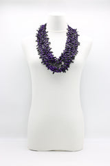 Hand-crocheted Wooden Beads and Rubber Necklaces - Jianhui London