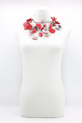 Recycled Newspaper Love in Chinese on fishing wire Necklace - Jianhui London