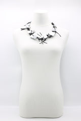 Wooden Squares on Leatherette Chain Necklaces - Jianhui London
