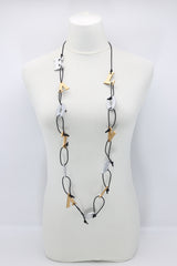 Big LOVE on Leatherette Chain Necklace - Jianhui London