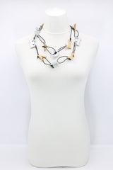 Big LOVE on Leatherette Chain Necklace - Jianhui London
