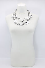 Big LOVE on Leatherette Chain Necklace - Jianhui London