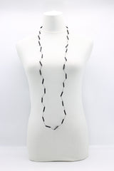 Crystal Beads & Tubes Necklaces Set - Jianhui London