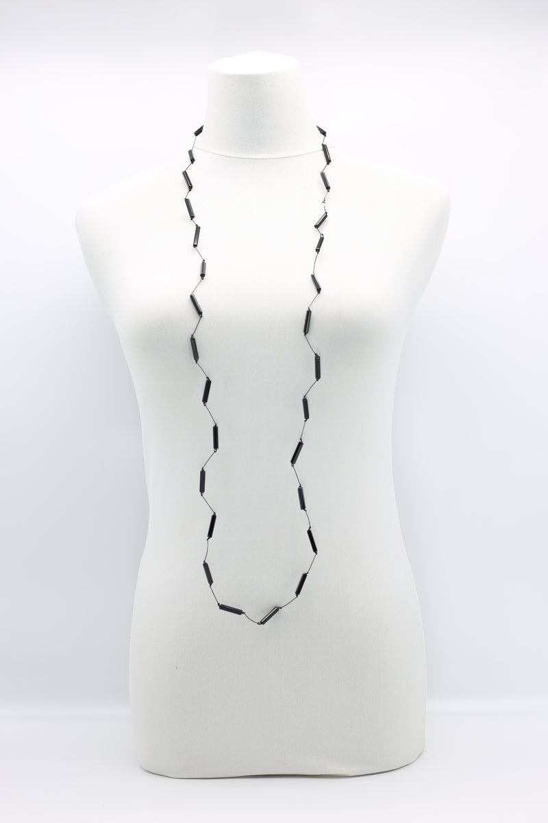 Crystal Beads & Tubes Necklaces Set - Jianhui London
