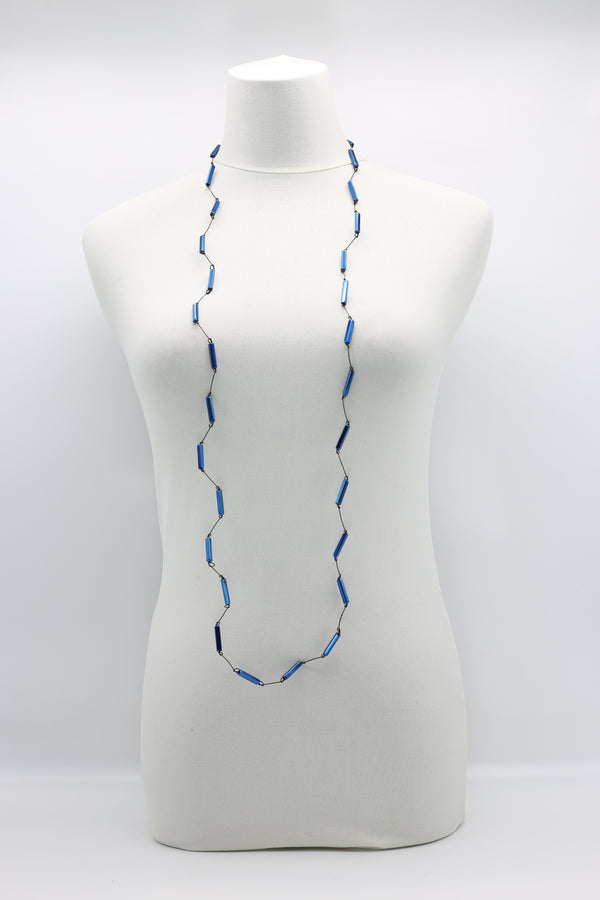 Crystal Beads & Tubes Necklaces Set - Jianhui London