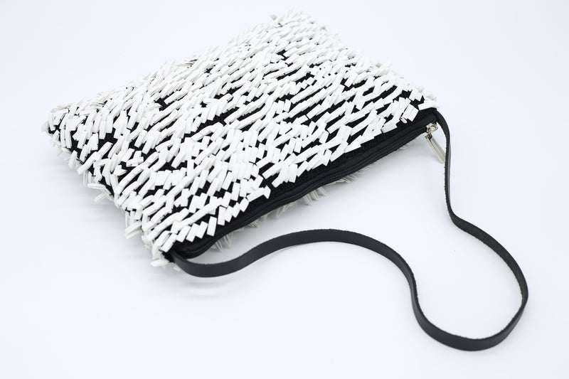 Hand-crocheted Recycled Rubber Loop Bag - Jianhui London