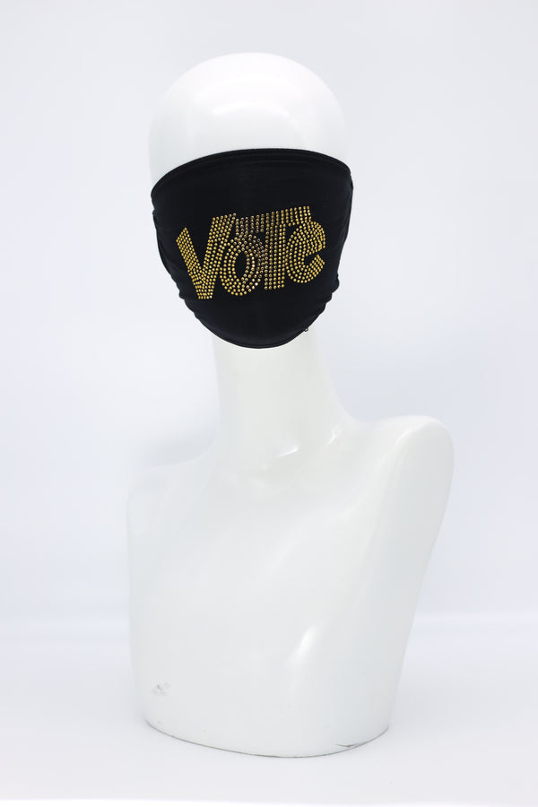 Vote face mask - Gold - Jianhui London