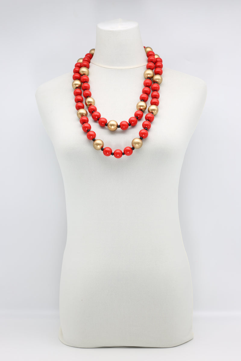 Round Beads Necklace - Duo - Jianhui London