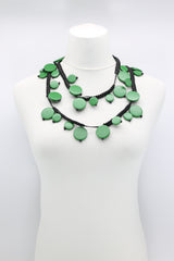 Coins on Cord & Berry Necklaces Set - Jianhui London