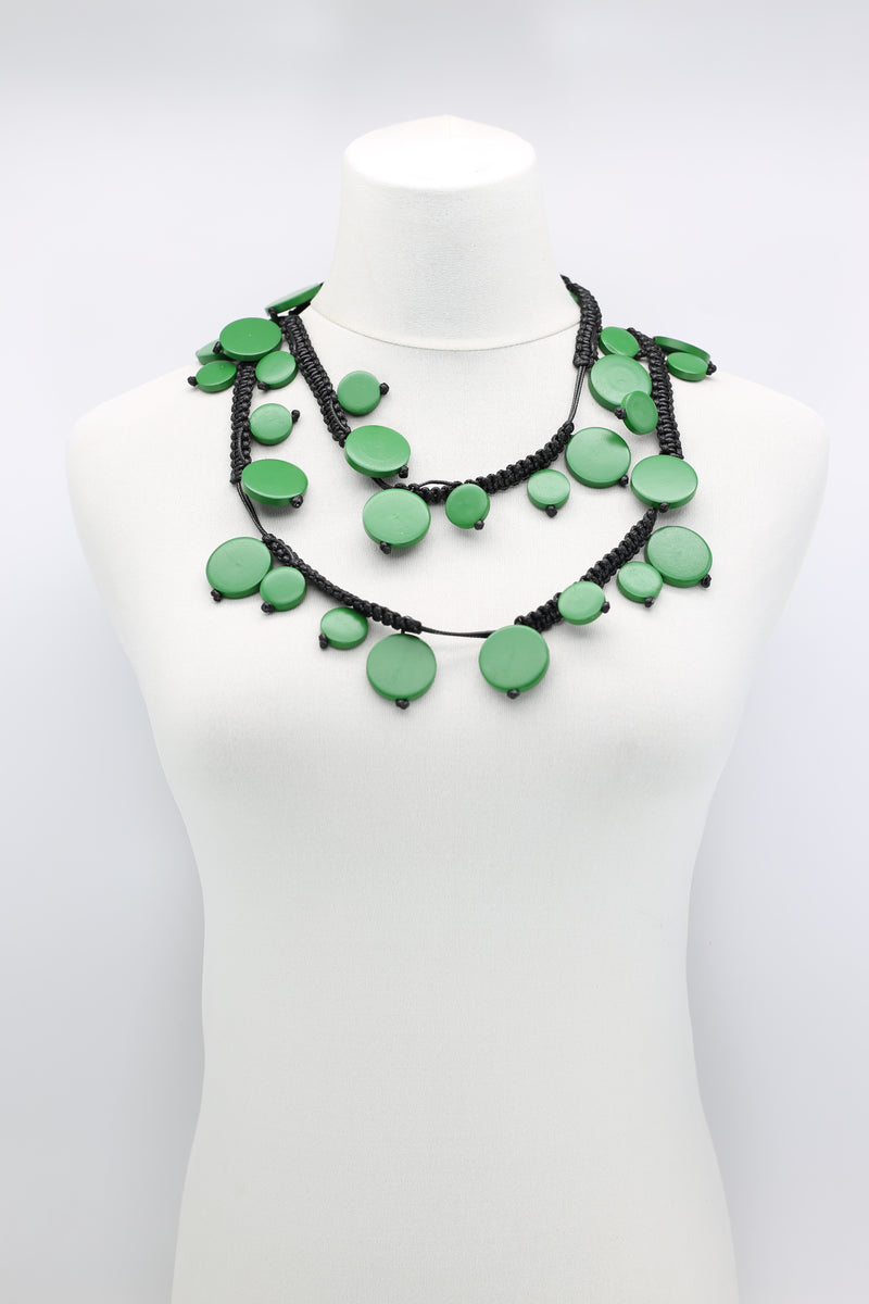 Coins on Cord & Berry Necklaces Set - Jianhui London