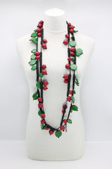 Coins on Cord & Berry Necklaces Set - Jianhui London