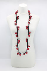 Coins on Cord & Berry Necklaces Set - Jianhui London