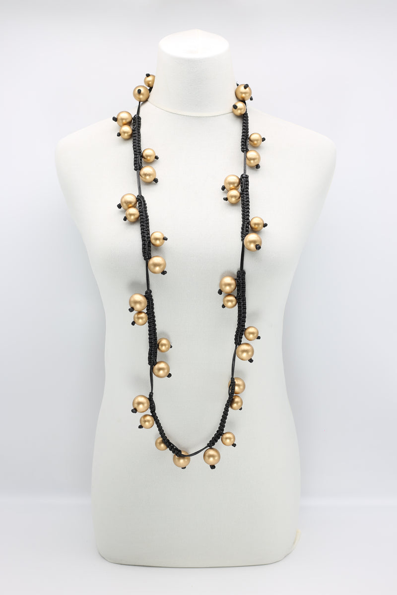 Coins on Cord & Berry Necklaces Set - Jianhui London