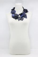 Recycled Leather Irregular Shapes Necklace - Jianhui London