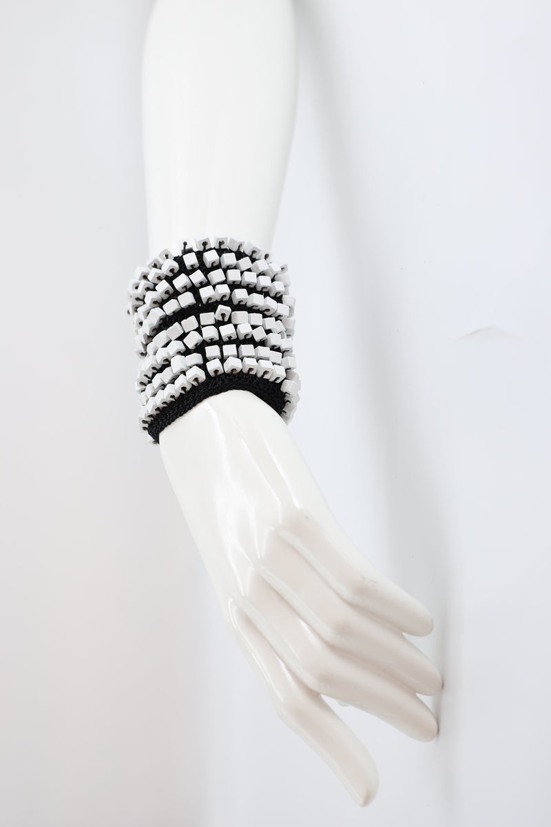 Pashmina Sleeve Bracelet - White - Jianhui London