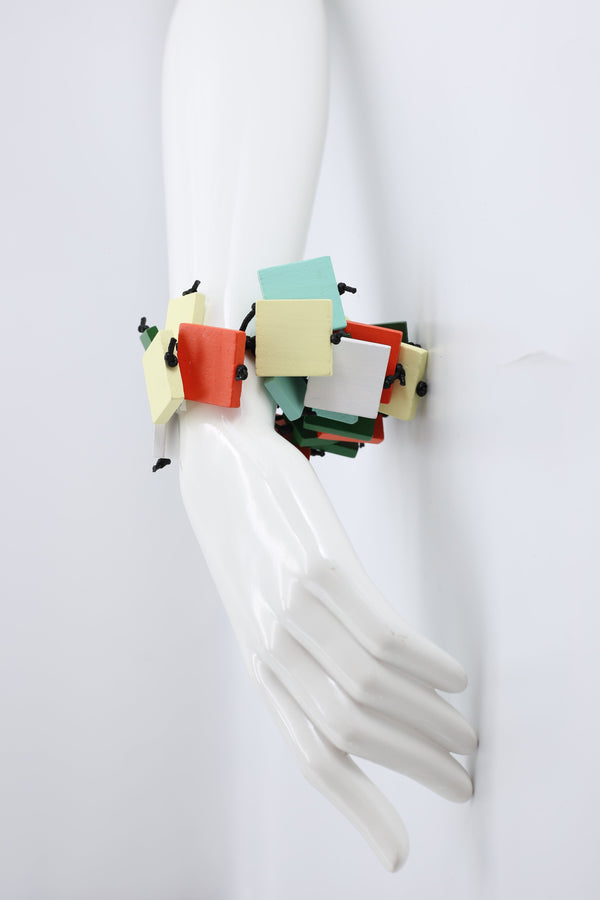 Squares on Elastic Bracelet - Jianhui London