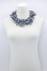 Crystal Faceted Beads on Fishing Wire Necklaces - Jianhui London