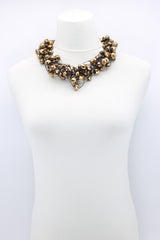Crystal Faceted Beads on Fishing Wire Necklaces - Jianhui London