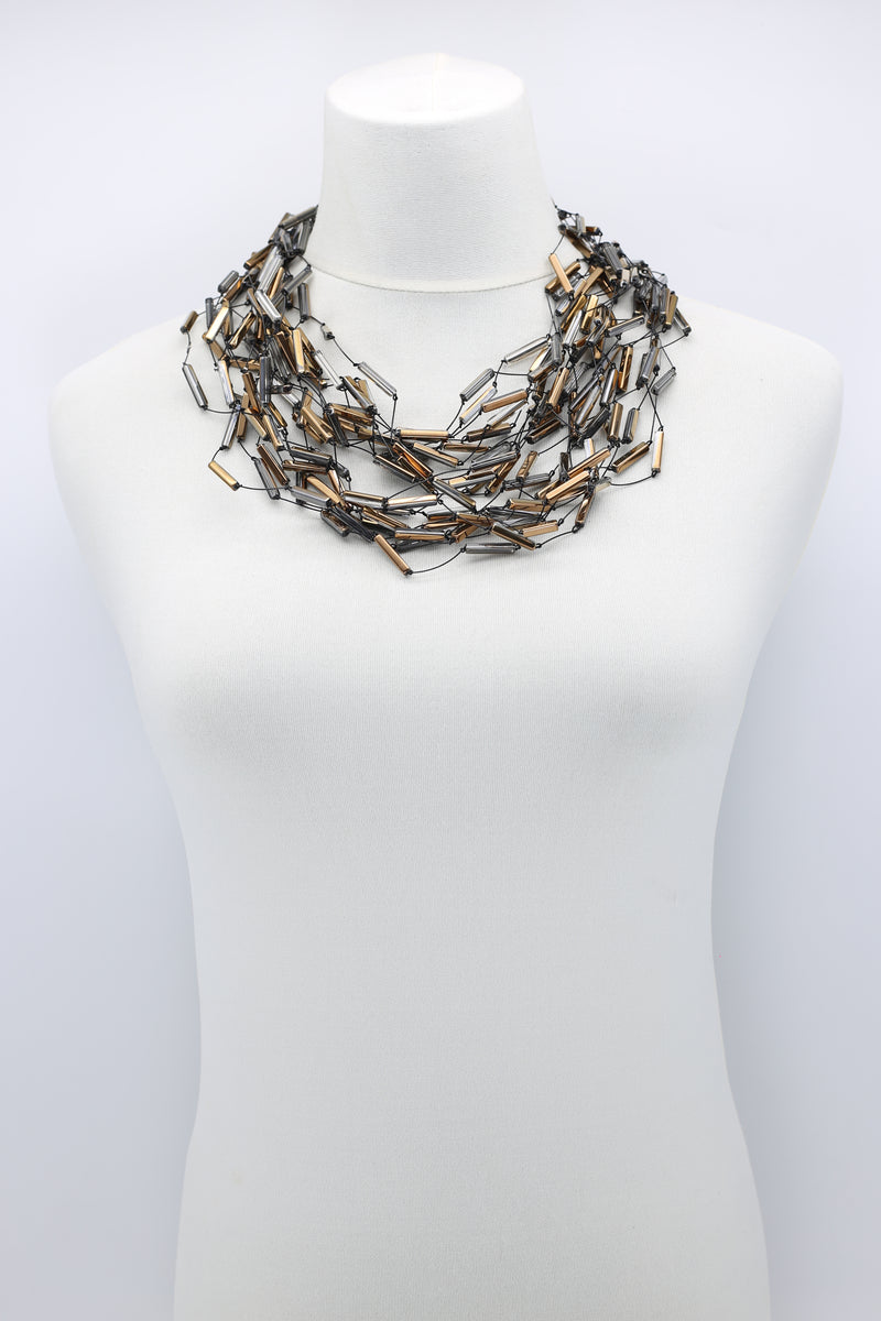 Crystal Tubes Necklaces - Jianhui London