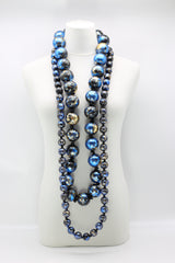 Round Beads Necklace Set - Hand gilded - Jianhui London
